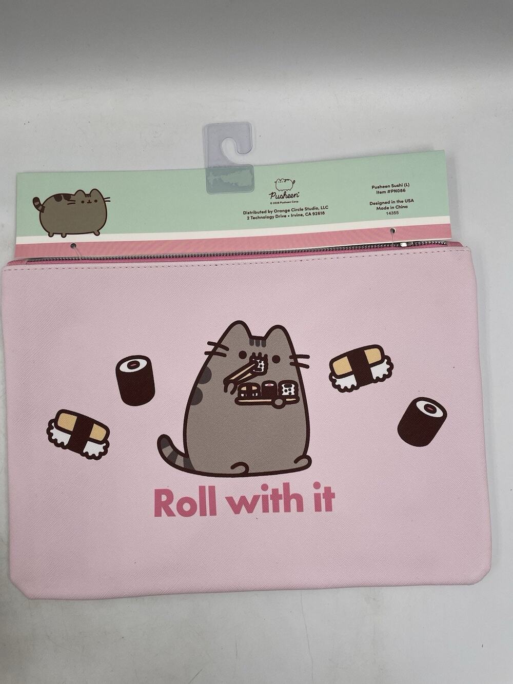 Pusheen “Roll With It” Pencil/Makeup Pouch